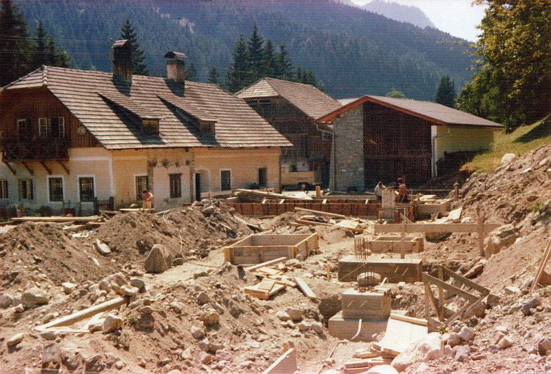 Neubau von Werkstatt und Wohnhaus, 1976