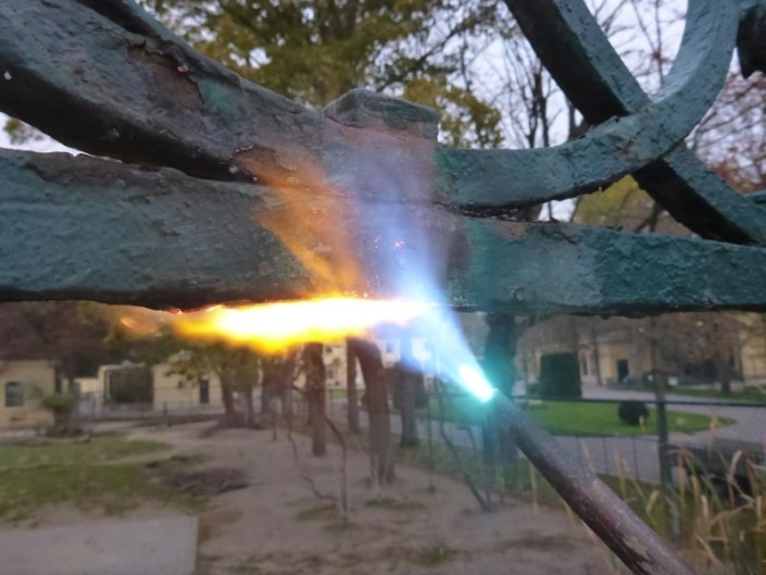 Wärmen der Niete. Aufsatz 64. Wärmen der Niete. Aufsatz 64.