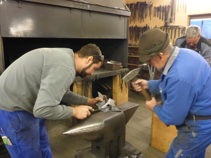 Andreas Steiner mit Zuschläger Siegfried Steiner sen. Andreas Steiner mit Zuschläger Siegfried Steiner sen.