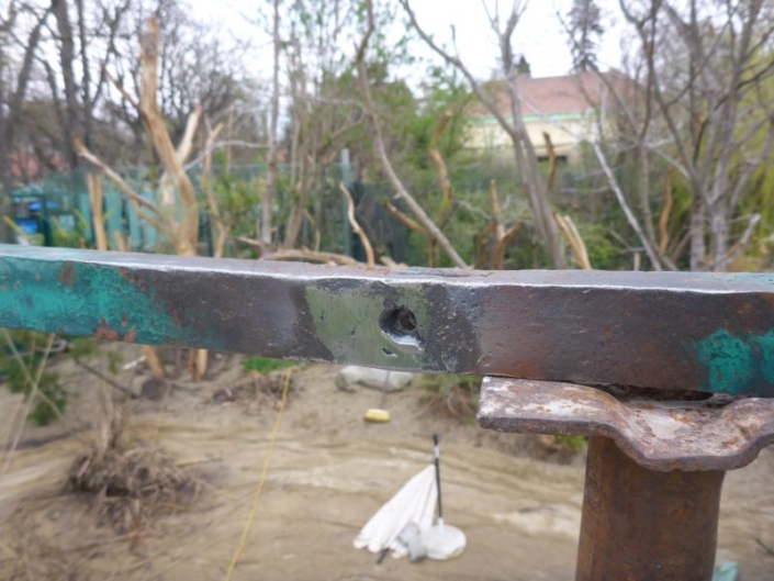 Tor 03 – Riss verschweißt Tor 03 - Riss verschweißt