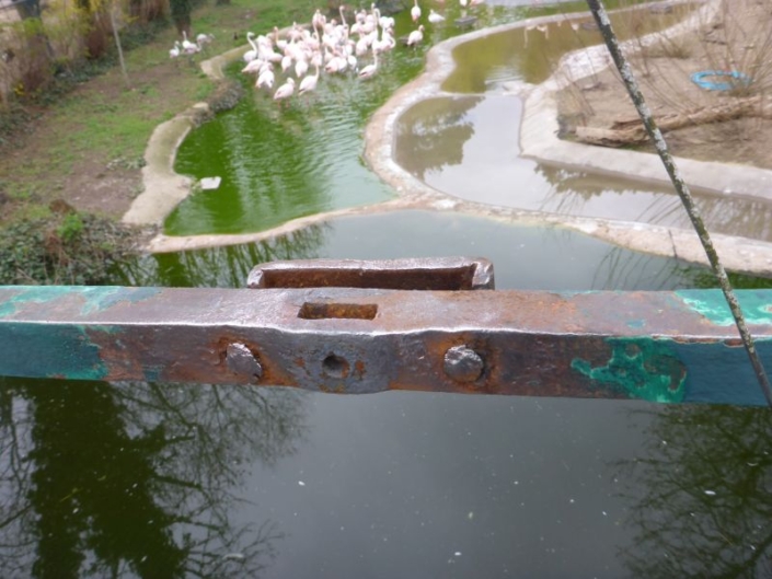 Tor 61 Detailansicht nach dem Reinigen Tor 61 Detailansicht nach dem Reinigen